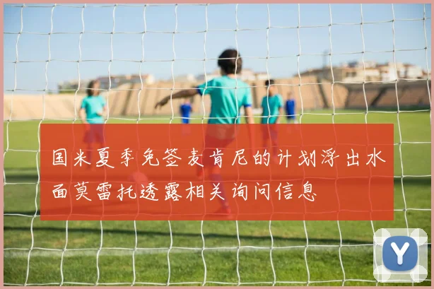 国米夏季免签麦肯尼的计划浮出水面莫雷托透露相关询问信息